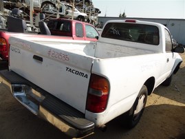 2000 Toyota Tacoma White Std Cab 2.4L AT 2WD #Z21535